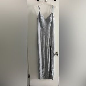 Silver formal dress - worn one time